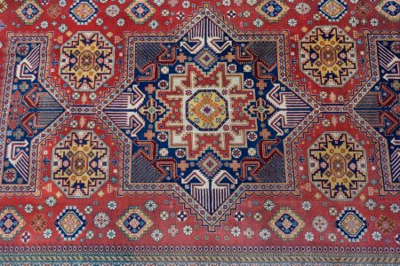 Hand-Knotted Shirvan Design Rug From Pakistan