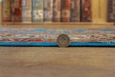 Hand-Knotted Kazak Runner From Afghanistan