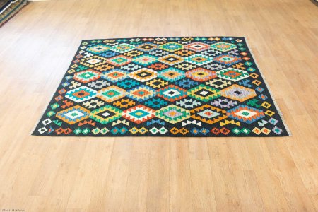 Hand-Made Mazar Kilim From Afghanistan