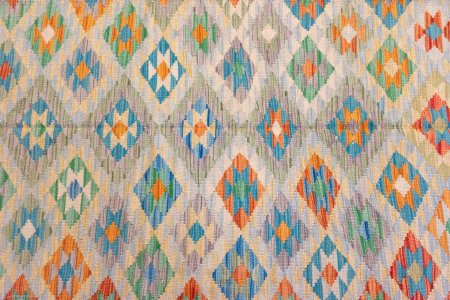 Hand-Made Mazar Kilim From Afghanistan