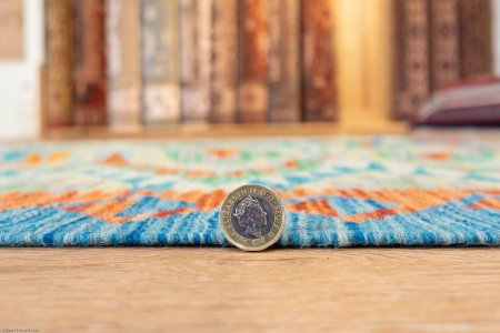 Hand-Made Mazar Kilim From Afghanistan