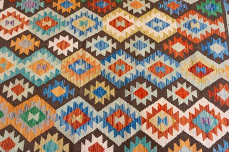 Hand-Made Mazar Kilim From Afghanistan