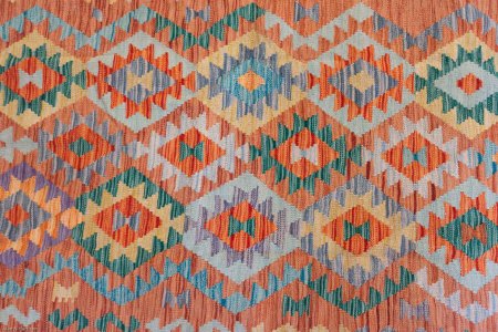 Hand-Made Mazar Kilim From Afghanistan