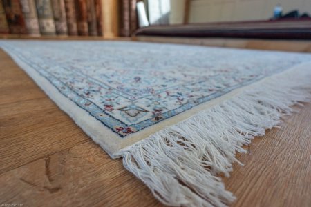 Hand-Knotted Nain Rug From Iran (Persian)