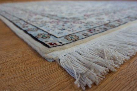 Hand-Knotted Nain Rug From Iran (Persian)