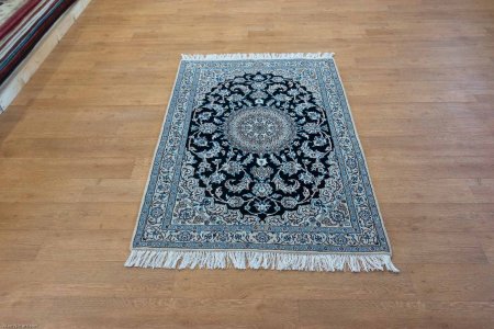 Hand-Knotted Nain Rug From Iran (Persian)