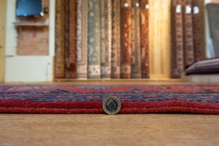 Hand-Knotted Mahal Runner From Iran (Persian)