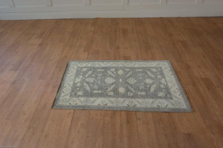 Hand-Knotted Ziegler Rug From Afghanistan