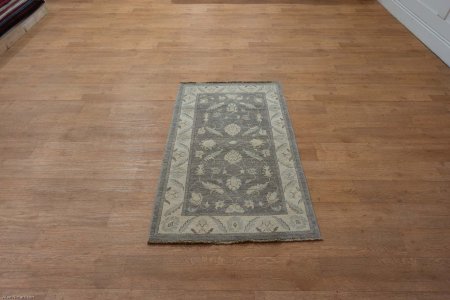 Hand-Knotted Ziegler Rug From Afghanistan