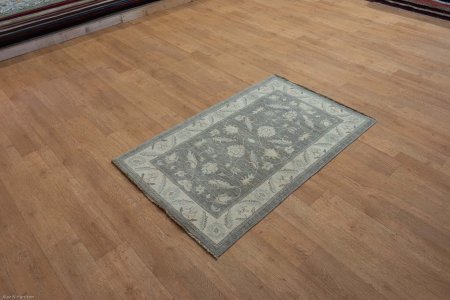 Hand-Knotted Ziegler Rug From Afghanistan