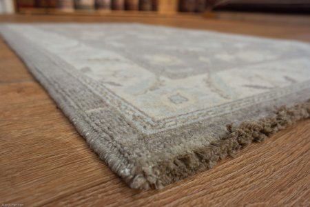 Hand-Knotted Ziegler Rug From Afghanistan