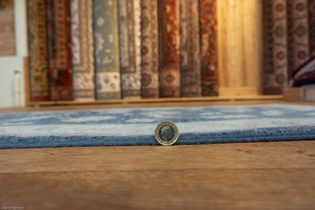 Hand-Knotted Ziegler Rug From Afghanistan