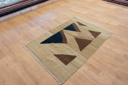 Hand-Knotted Kilim Kilim From Iran (Persian)