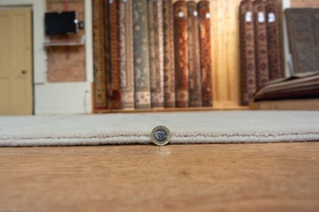 Hand-Knotted Tinchuli Rug From Nepal