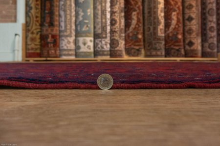 Hand-Knotted Khan Mahomadi Rug From Afghanistan