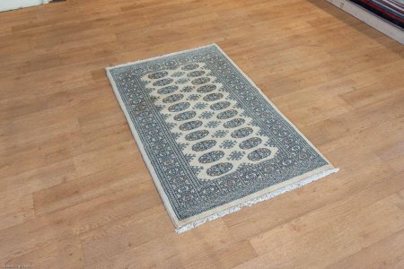 Hand-Knotted Bokhara Rug From Pakistan