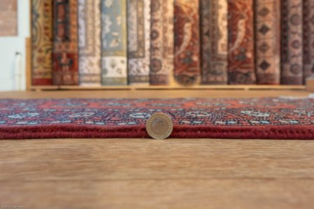 Hand-Knotted Bokhara Rug From Pakistan