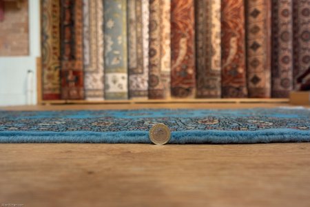 Hand-Knotted Bokhara Rug From Pakistan