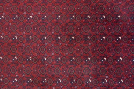 Hand-Knotted Kundoz Rug From Afghanistan