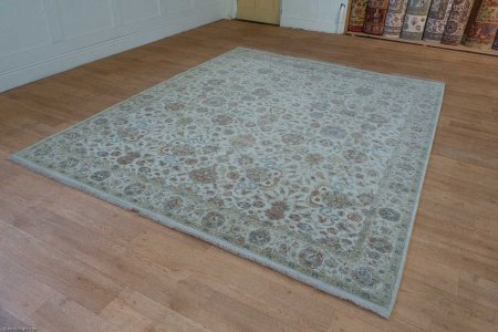 Hand-Knotted Imperial Jewel Rug From India