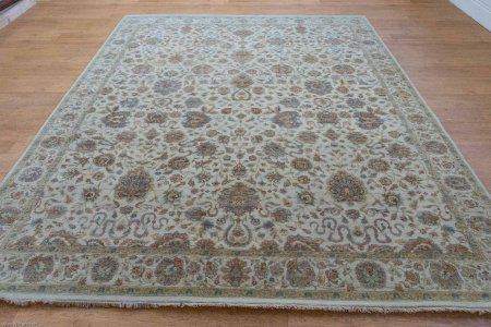 Hand-Knotted Imperial Jewel Rug From India