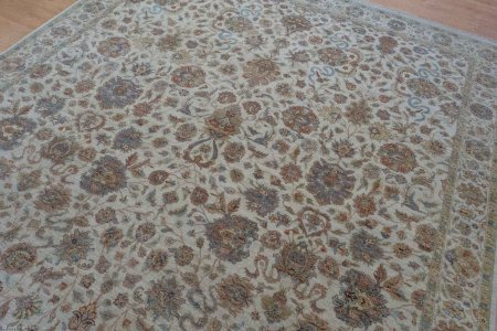 Hand-Knotted Imperial Jewel Rug From India