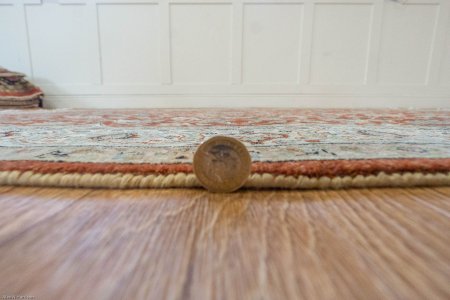 Hand-Knotted Imperial Jewel Rug From India