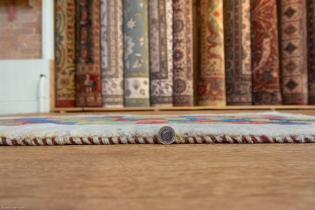 Hand-Knotted Gabbeh Rug From Iran (Persian)