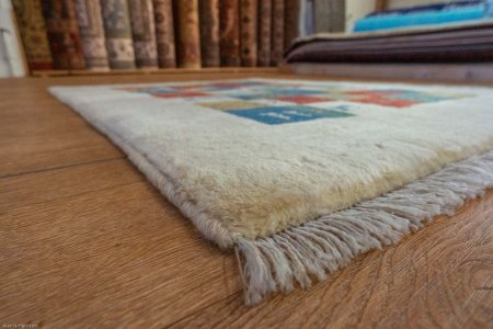 Hand-Knotted Gabbeh Rug From Iran (Persian)