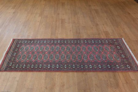 Hand-Knotted Bokhara Runner From Pakistan