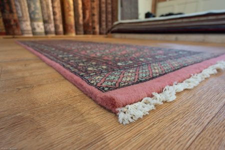 Hand-Knotted Bokhara Runner From Pakistan