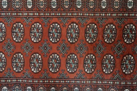 Hand-Knotted Bokhara Runner From Pakistan
