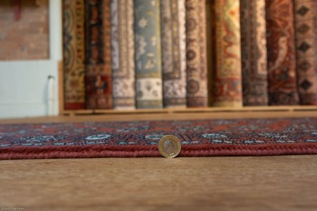 Hand-Knotted Bokhara Runner From Pakistan