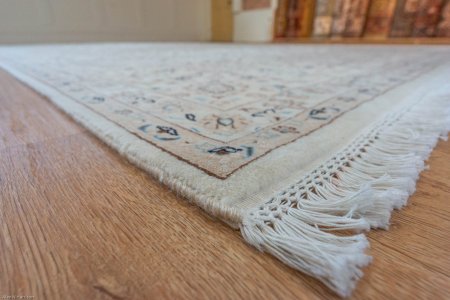 Hand-Knotted Nain Rug From Iran (Persian)