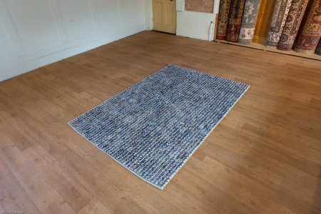 Hand-Knotted Rothco Rug From India