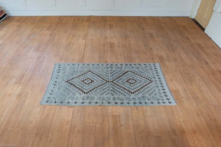 Hand-Woven Mazar Kilim From Afghanistan