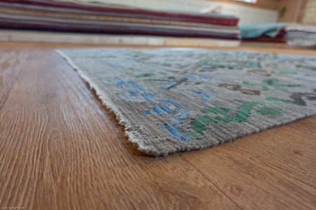 Hand-Woven Mazar Kilim From Afghanistan