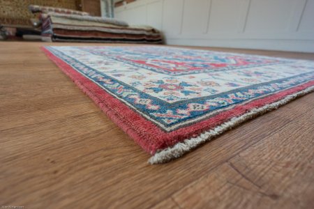 Hand-Knotted Kazak Yakash Rug From Afghanistan