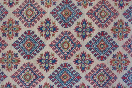 Hand-Knotted Kazak Yakash Rug From Afghanistan