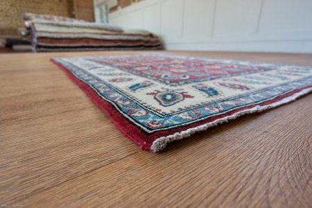 Hand-Knotted Kazak Yakash Rug From Afghanistan