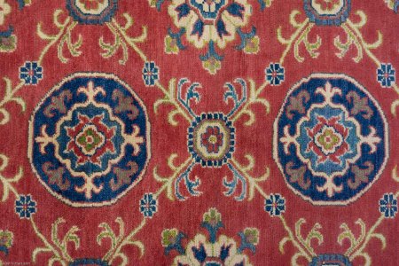 Hand-Knotted Kazak Yakash Rug From Afghanistan