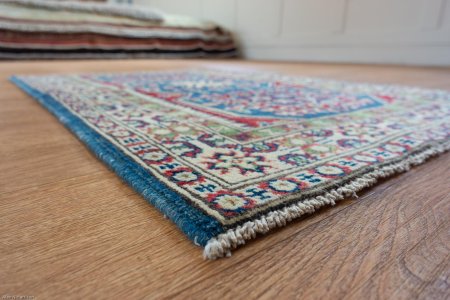 Hand-Knotted Kazak Yakash Rug From Afghanistan