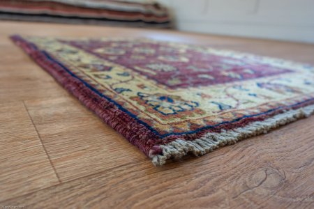 Hand-Knotted Chubi Rug From Afghanistan