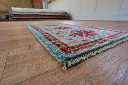 Hand-Knotted Chubi Rug From Afghanistan
