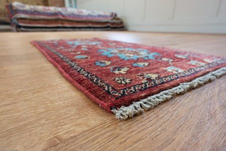 Hand-Knotted Chubi Rug From Afghanistan