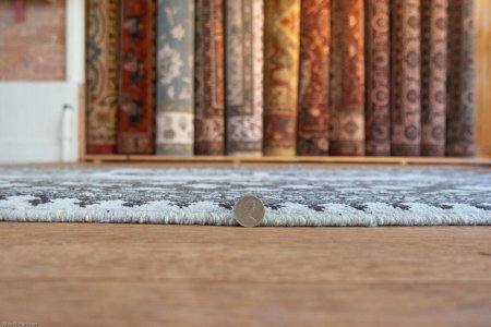 Hand-Knotted Aqcha Rug From Afghanistan