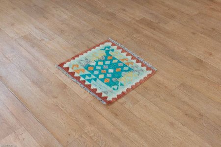 Hand-Made Mazar Kilim From Afghanistan