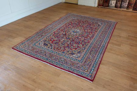Hand-Knotted Meshed    Rug From Iran (Persian)