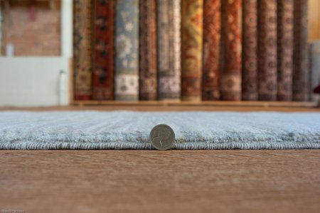 Hand-Knotted Berber Natural Runner From Afghanistan