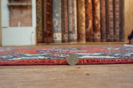 Hand-Knotted Ersari Rug From Pakistan